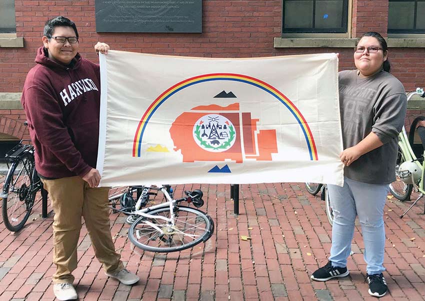 Diné students celebrate Indigenous Peoples’ Day in Boston