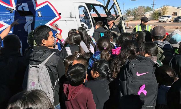 Bird’s-eye tour for Mr. Moore