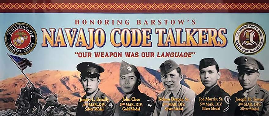 Barstow honors code talkers who lived in city