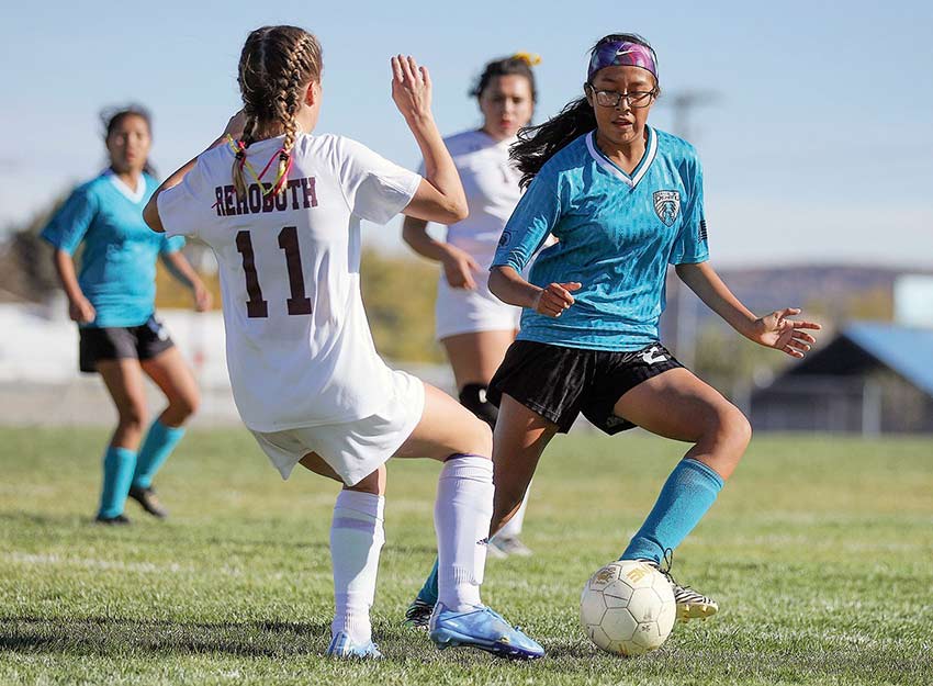Navajo Prep girls soccer wins first-ever playoff game