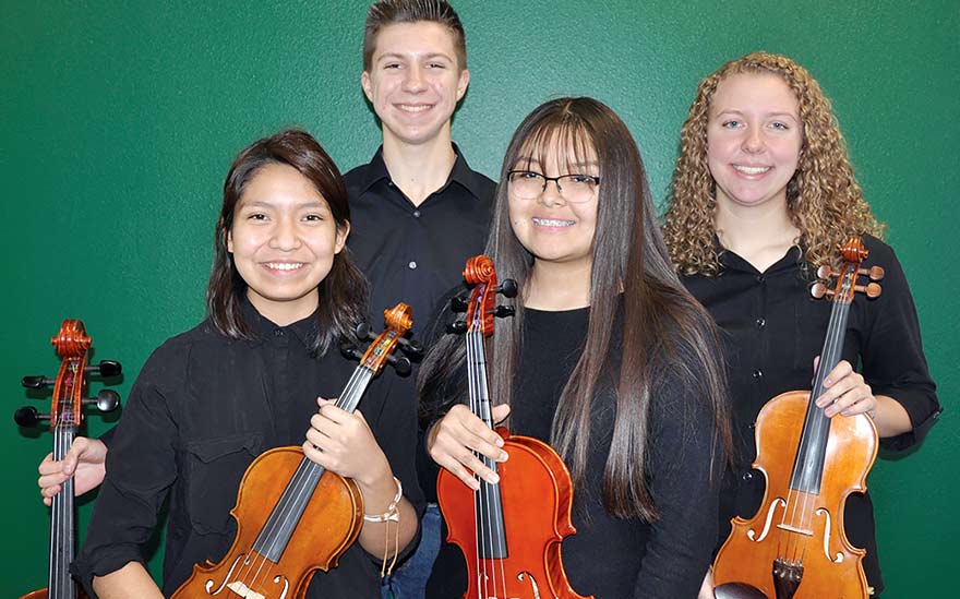 High school string quartet joins ‘Beatles vs. Stones’