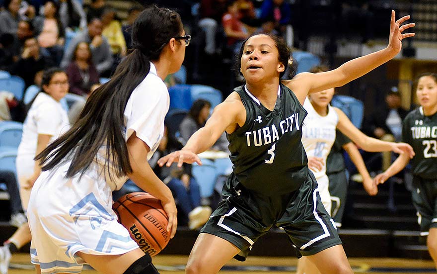 Tuba City guard sparks win over Lady Scouts