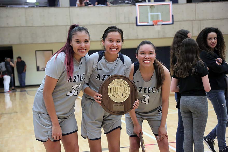 Navajo players key in advancing Pima women’s basketball