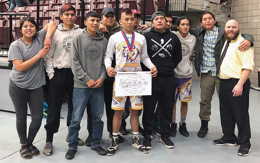 MV’s Tsinigine wins Utah 1A state wrestling title