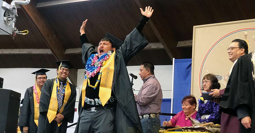 ‘It’s a blessing’:  241 students graduate from Diné College