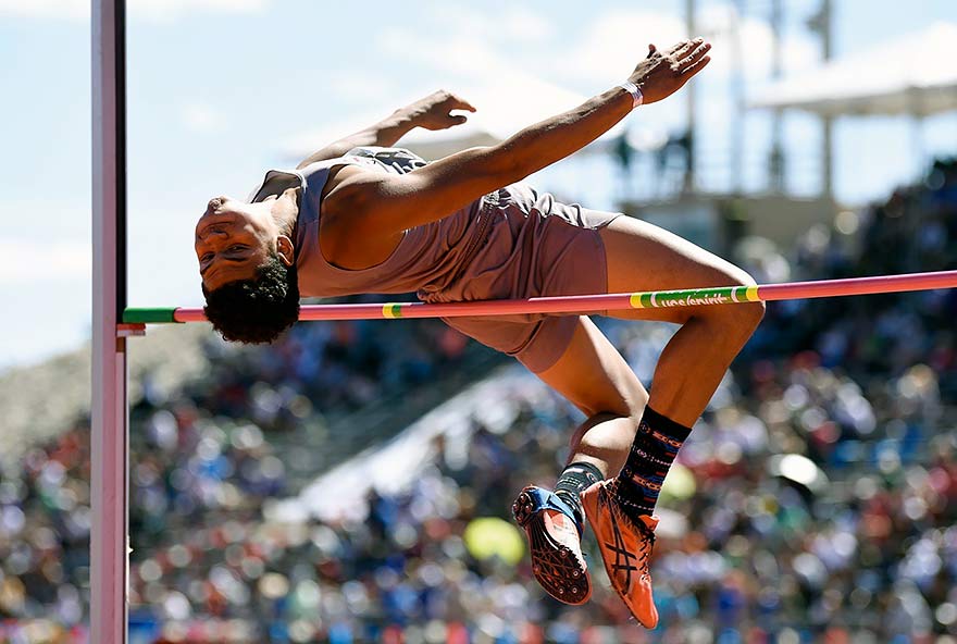 Newton’s ability to fly nets 3rd place in high jump