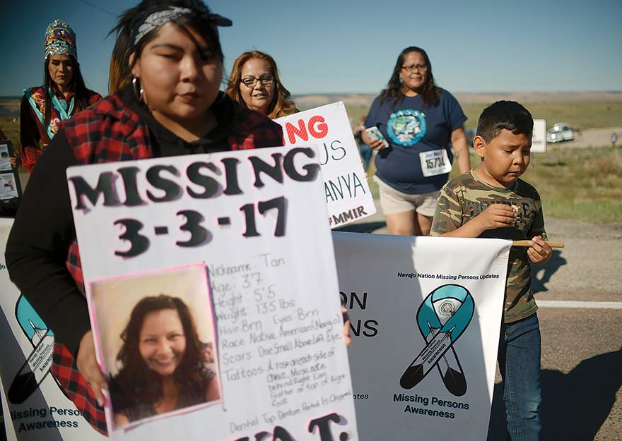 ‘I want her to come home’:  Walks highlighting missing, murdered women, girls start in Crownpoint