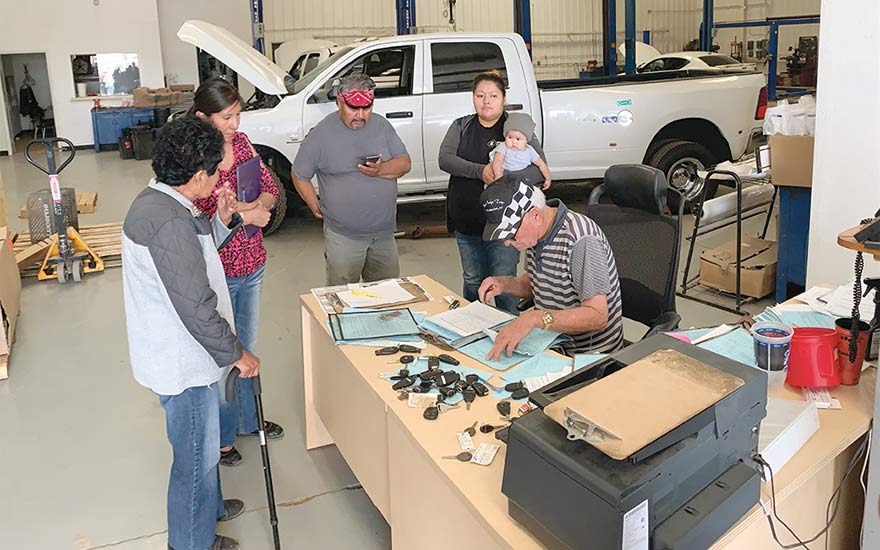 Chaos at Tate’s:  Customers try to retrieve vehicles, find keys