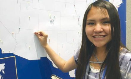 Navajo champ witnesses historic spelling bee