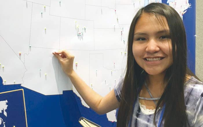 Navajo champ witnesses historic spelling bee