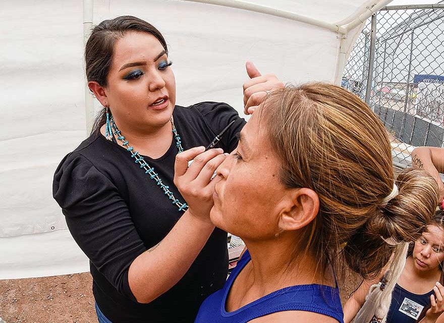 ‘Makeup is my knack’:  After injury ended her athletic career, this Diné never looked back