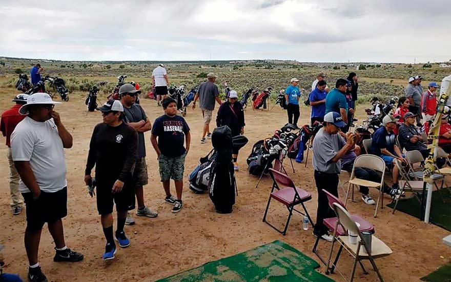 Rez golf tourney sees large turnout