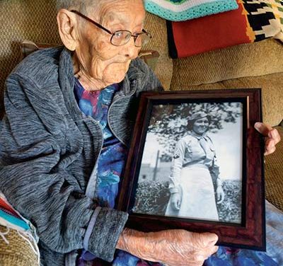 Walking the canyon ‘like a mountain goat’:  Matriarch, WWII veteran, remembers days herding sheep