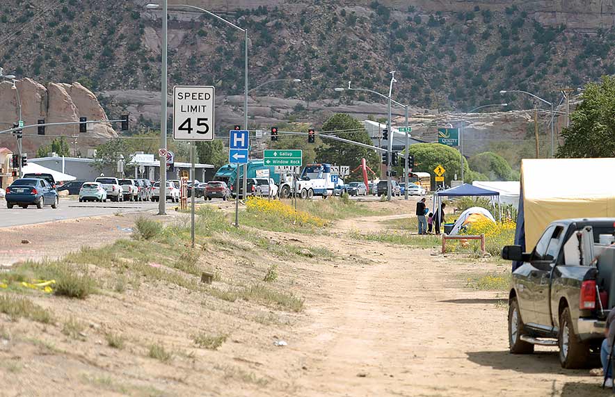Officials say parking, camping ban will be enforced