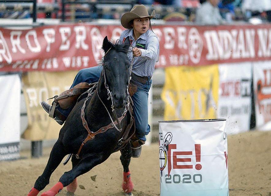 Barrel racers’ horses take them to 2nd, 3rd