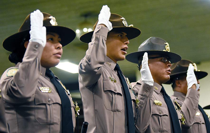 Reliable Responsive Trustworthy Class 54 Graduates From Police Academy - Navajo Times