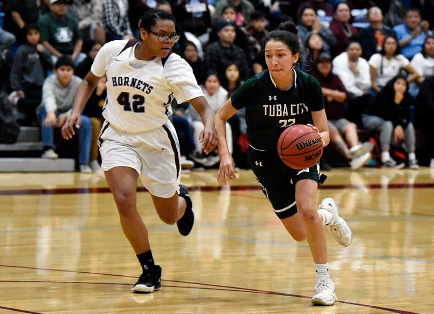 ‘The thing about my little guards is they can jump’:  Lady Warriors end Ganado’s 20-game streak