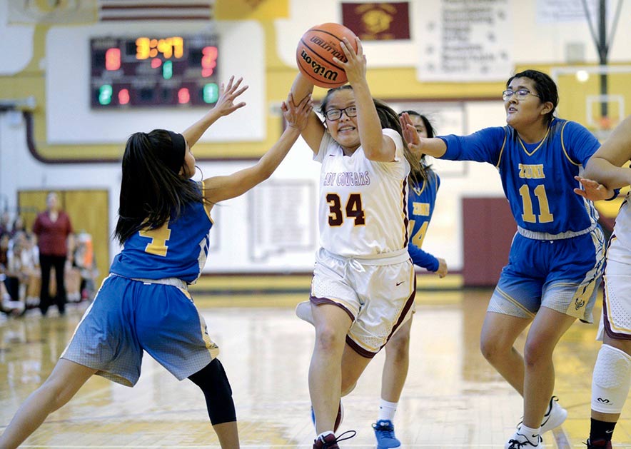 Pre-game pep talk propels Tohatchi girls to 54-31 win