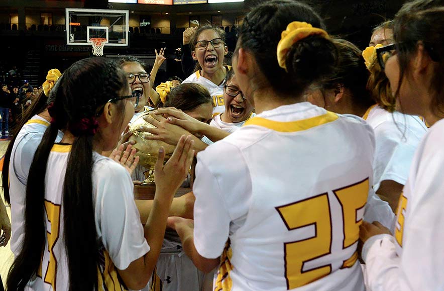 ‘This doesn’t feel real’: Rock Point girls claim their first golden ball