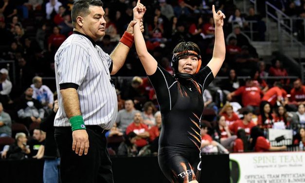 Aztec sibs encourage each other to wrestling titles