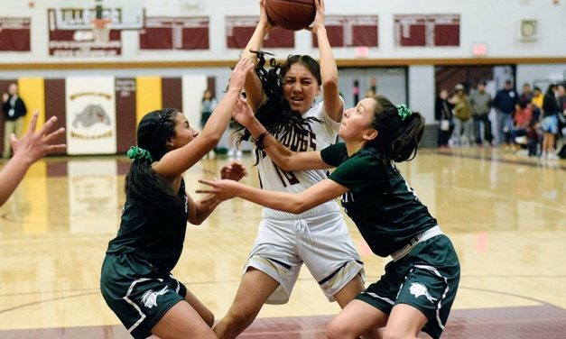 Lady Bulldogs advance with inside-outside game