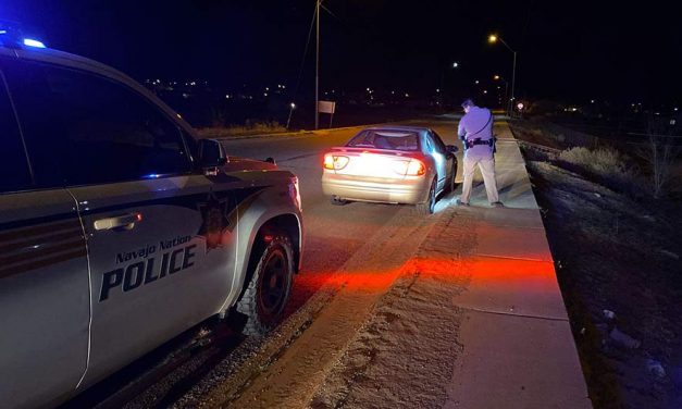 Navajo Police enforce curfew in Tuba City