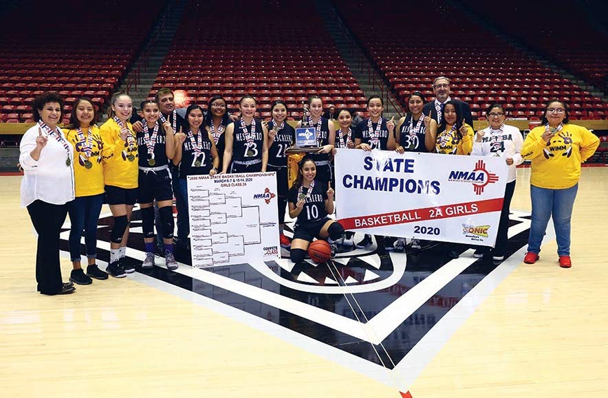 Mescalero girls motivated by title loss, win 1st championship