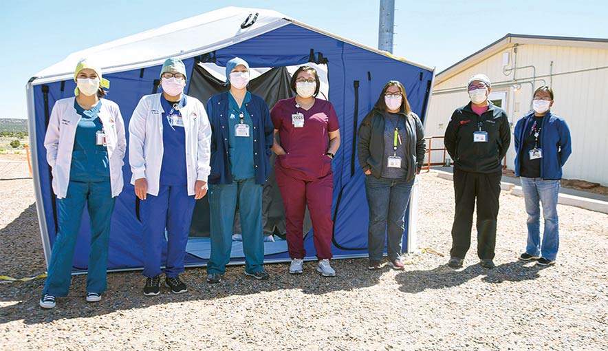 With bleach and a prayer: In a tiny town, a clinic run by women holds the front line