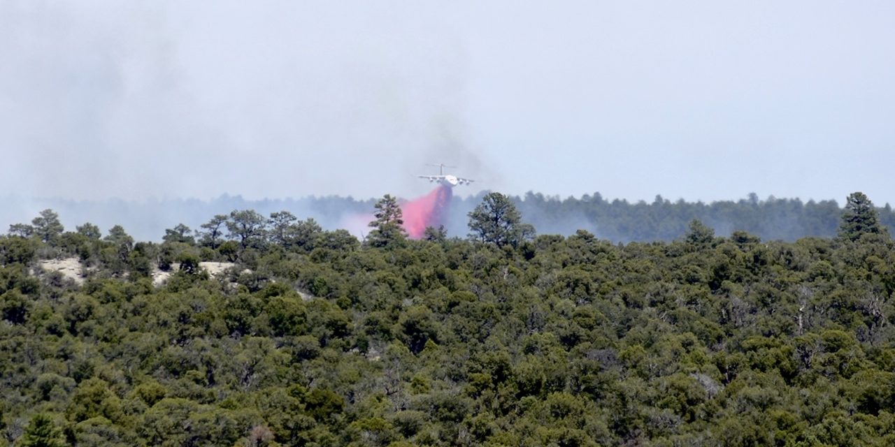 100 acres burning near Summit