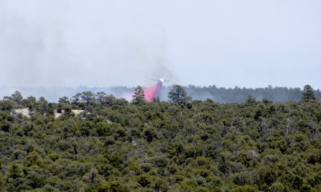 100 acres burning near Summit