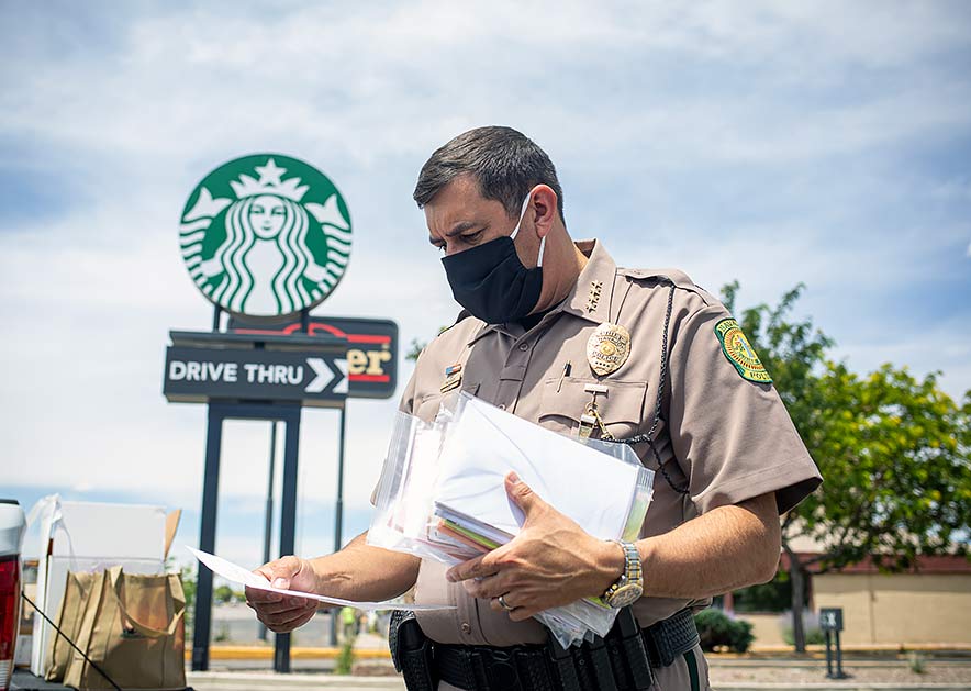 Starbucks gives a helping hand to Navajo Police