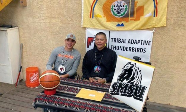 Positive spin:  Wheelchair basketball will help Sanostee man pay for college