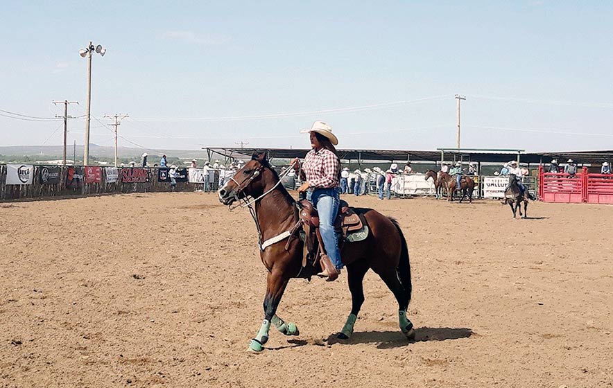 Following big footsteps: For young roper, it comes down to little things