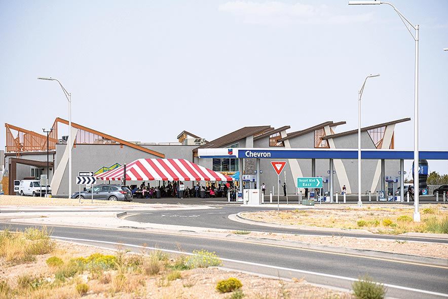 Officials cite Navajo Blue Travel Plaza as success