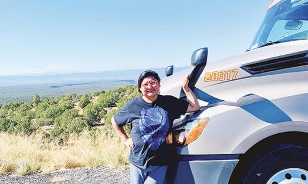 Handbag designer rides out the pandemic as a long-haul trucker