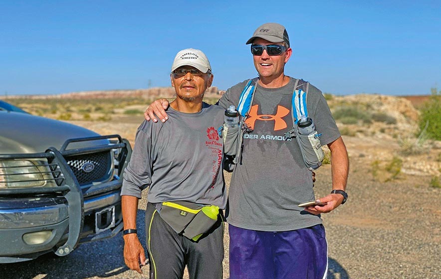 ‘Closing the gap’:  Runner learns he’s not only helping himself to better health