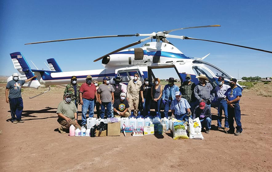 ‘They are angels’:  Phoenix veterans go the extra mile for Navajo veterans