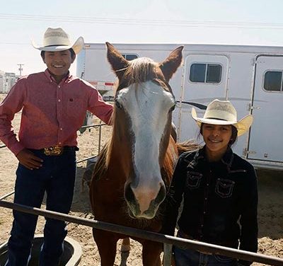 Twin trouble: Crownpoint freshmen look like veterans at Mesquite rodeo