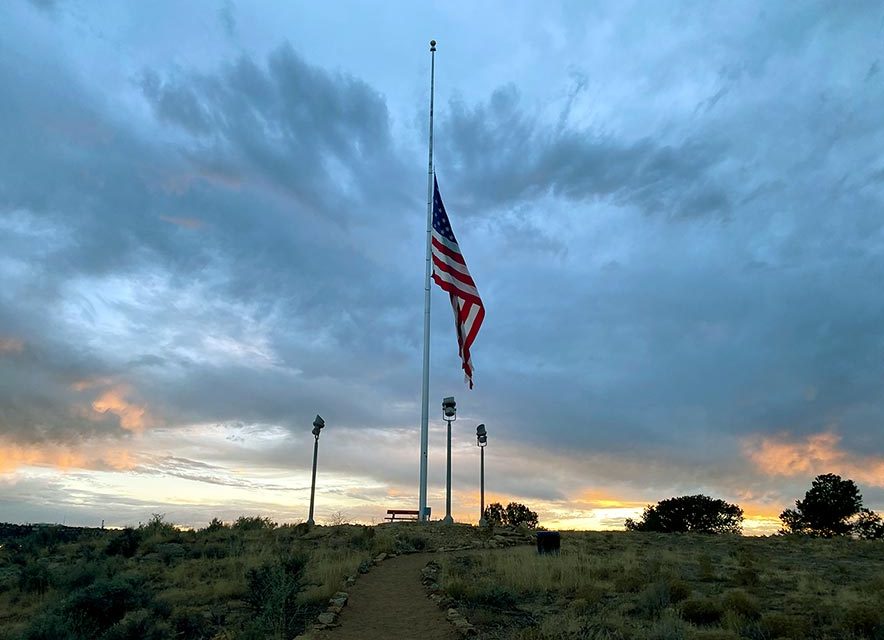 Half Mast Flag America Just Going To Permanently Leave Flags At Half