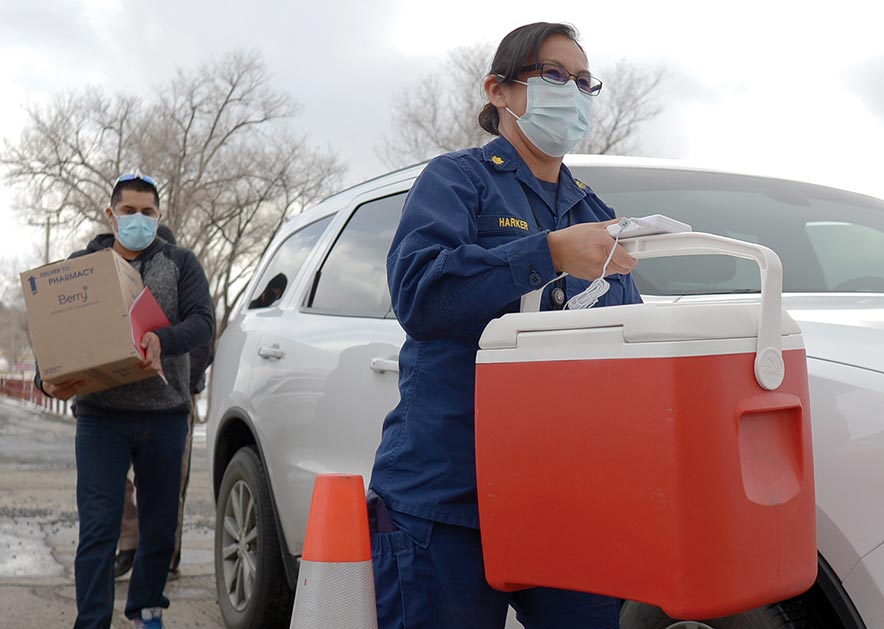 Vaccine arrives in Ganado