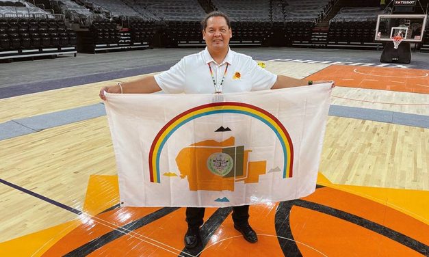 Coming home:  Shawn Martinez has returned to his Navajo roots while setting a new standard for entertainment in the NBA and WNBA