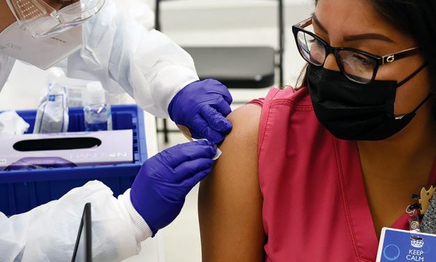 Frontline worker gets second vaccine dose
