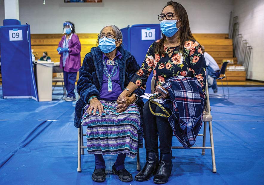 Peace of mind: Diné embrace vaccines for safety of selves, those around them