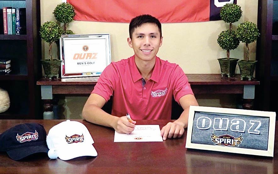 Diné golfer secures scholarship to play for Ottawa University