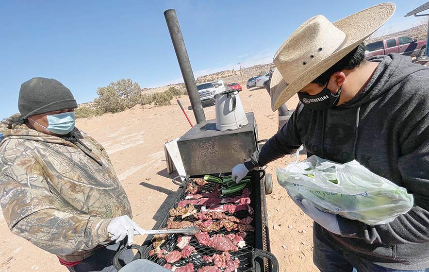 Joy and peace: Cookout gives community a taste of home