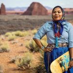 Diné weaver skates into new role as style icon