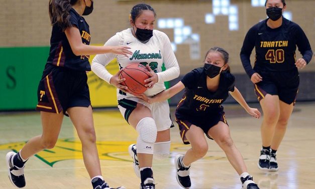 Tohatchi shakes off Newcomb 61-42