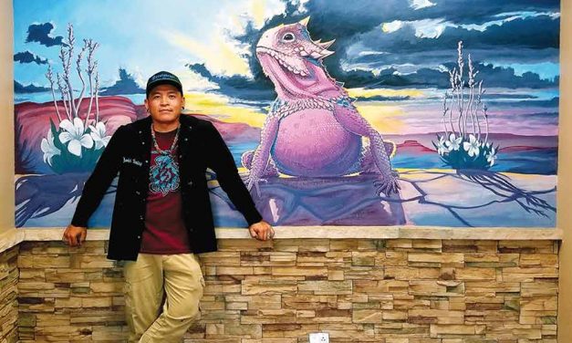 Bringing color, pride to communities:  Horned Toad Cheii mural art bring color and pride to communities