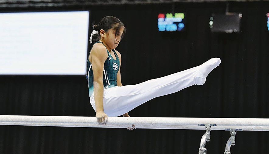 Blazing a new trail: Navajo gymnast represents culture on national level