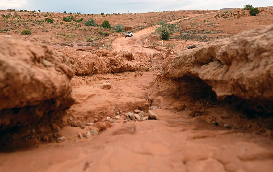 Sweetwater opens up after a monsoon hits Northern Navajo